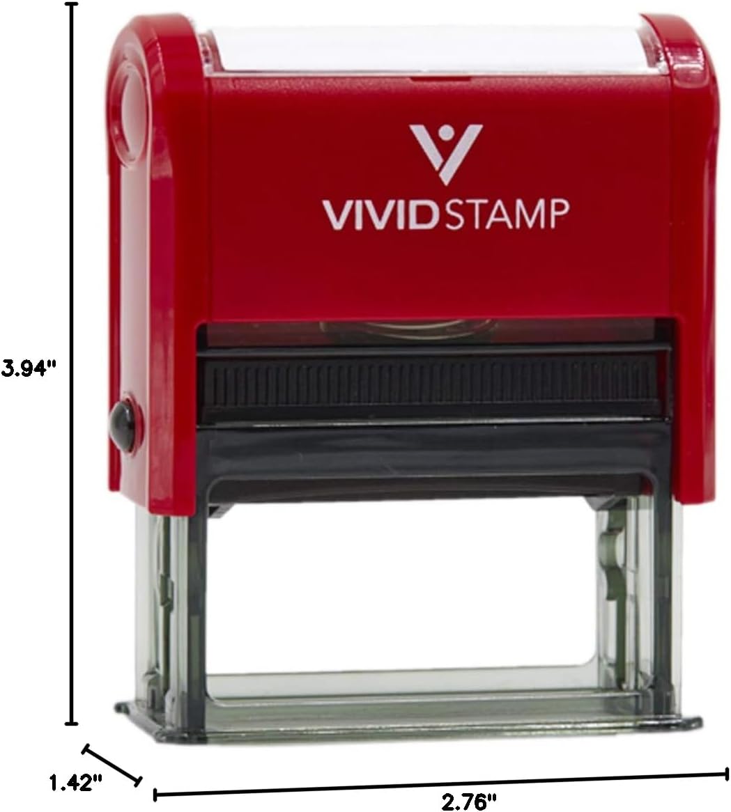 Top Secret Self Inking Rubber Stamp (Red Ink) - Large