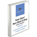 Sparco 26955 Locking D-Ring View Binder,1-Inch Capacity,11-Inch X8-1/2-Inch ,White