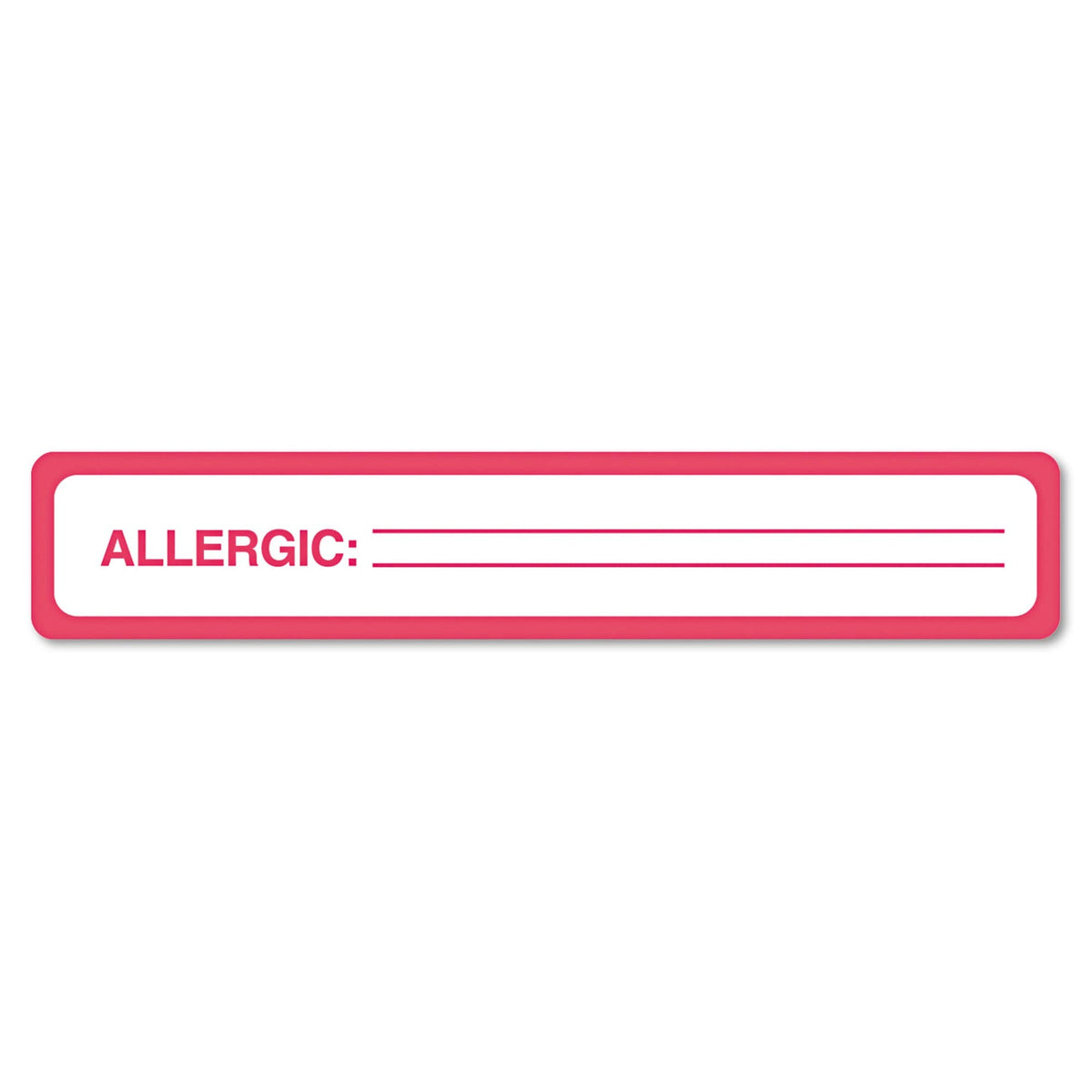 Tab40561 - Medical Labels For Allergy Warnings