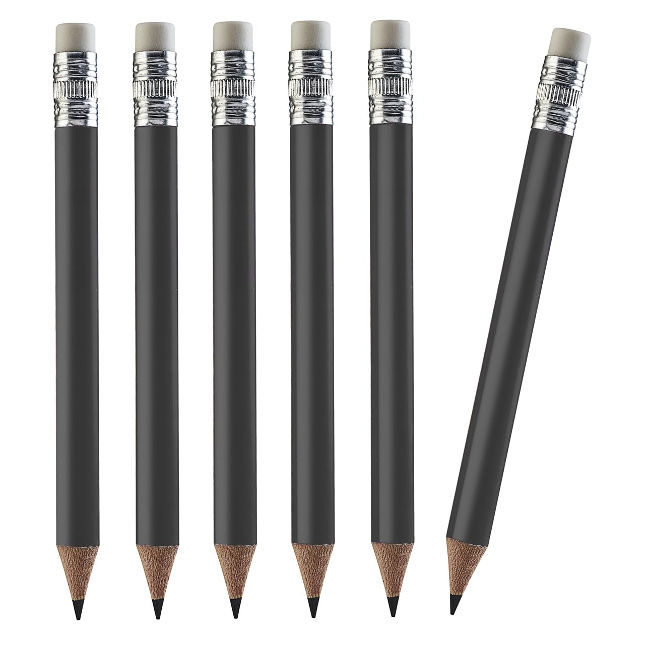 Th Golf 100Pcs Mini Pencils With Eraser, Sharpened, Half Pencils For Schools, Wedding, Toddlers, Home, Corporate, Multiple Colou