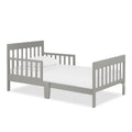 Dream On Me Finn Toddler Bed in Cool Grey, Greenguard Gold and JPMA Certified, Non-Toxic Finish, Made of Sustainable New Zealand
