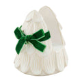 Mud Pie White Christmas Sponge Holder; 3 3/4 x 3