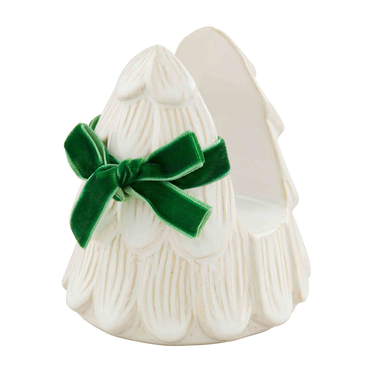 Mud Pie White Christmas Sponge Holder; 3 3/4 x 3