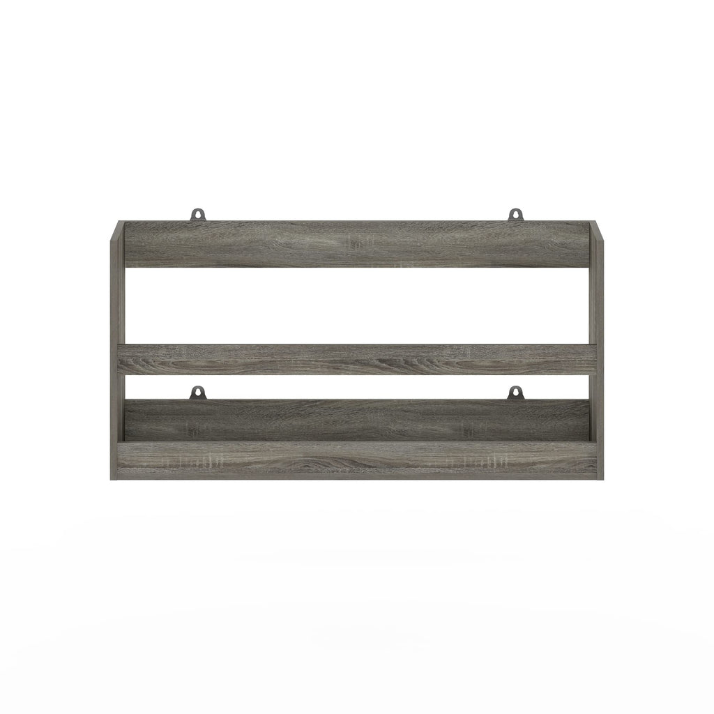 Furinno Hermite Multipurpose Wall Mounting Storage Shelf, French Oak