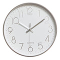 jomparis Modern 12 Battery Operated Non-Ticking Silent Sweep Movement Wall Clock Decorative for Office,Kitchen, Living Room, Bed
