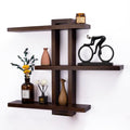 Variable Floating Shelves Wood Set of 3, Bathroom Shelves 28.35 Max, Rustic Shelves for Wall, Wall Shelves for Living Room Bathr