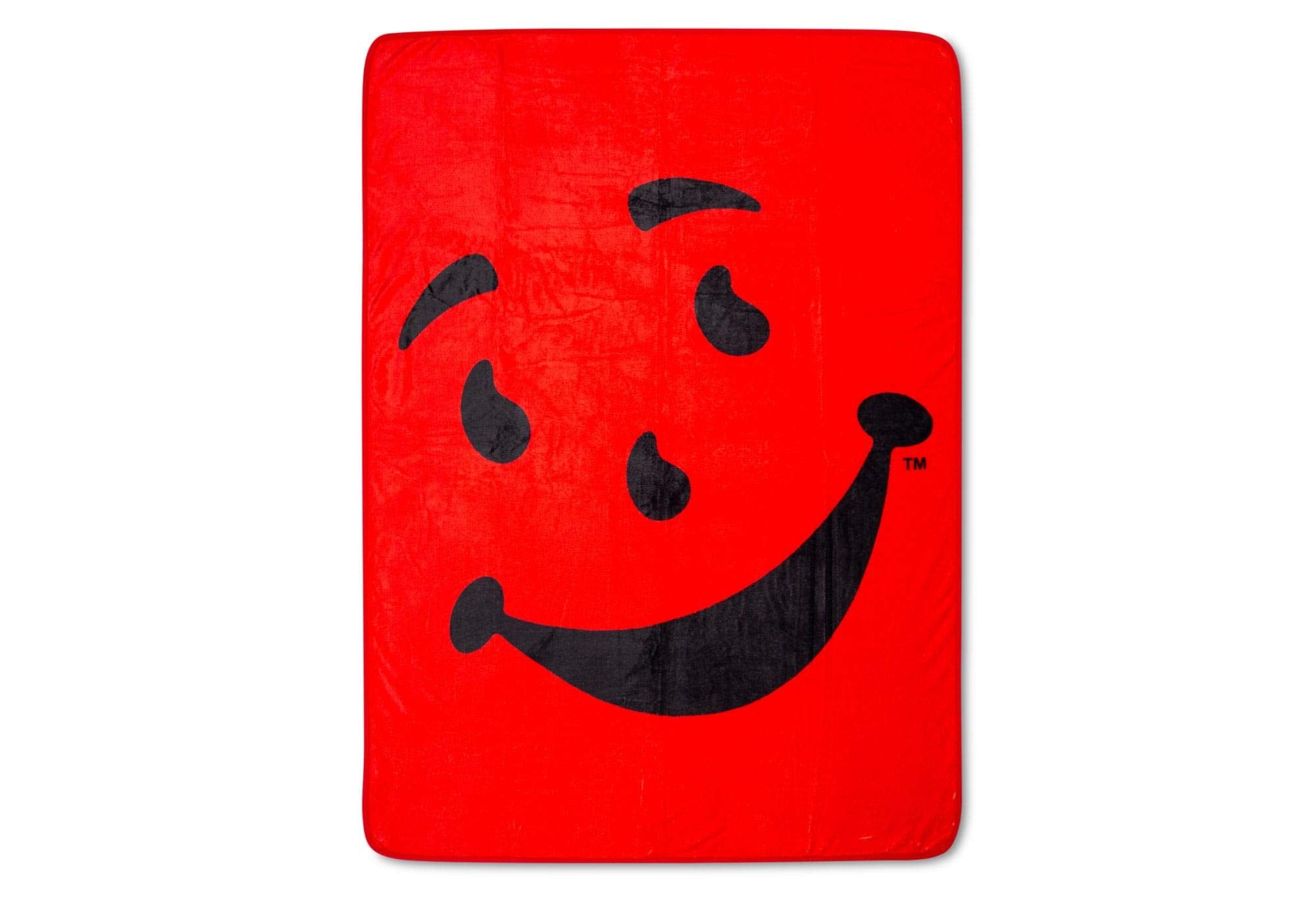 Toynk Kool-Aid Man Plush Throw Blanket | Cozy Sherpa Wrap Covering for Sofa, Bed | Super Soft Lightweight Fleece Blanket | Geeky
