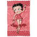 Betty Boop - Paisley & Polka Dots Fleece Blanket 35 X 57In