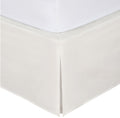 Mk Collection Solid Pleated Bed Skirt (Beige, Full)