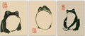 Japanese Decor Woodblock Nature Poster Nature Green Artwork for Walls Landscape Scenes in Home and Traditional Style Japanese Ho