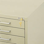 Safco Products 4983 Lock Kit for Steel Flat File, 10-Drawer (sodl separately), Silver