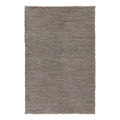 Kosas Home Zandra 96 x 120 Transitional Jute Fabric Area Rug in Gray