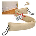 Evelots Draft Stopper - Weighted Bottom Door Wind Protector - 2 Pack - Block Cold Air, Hot Air, Noise, Dust from Under Door and 