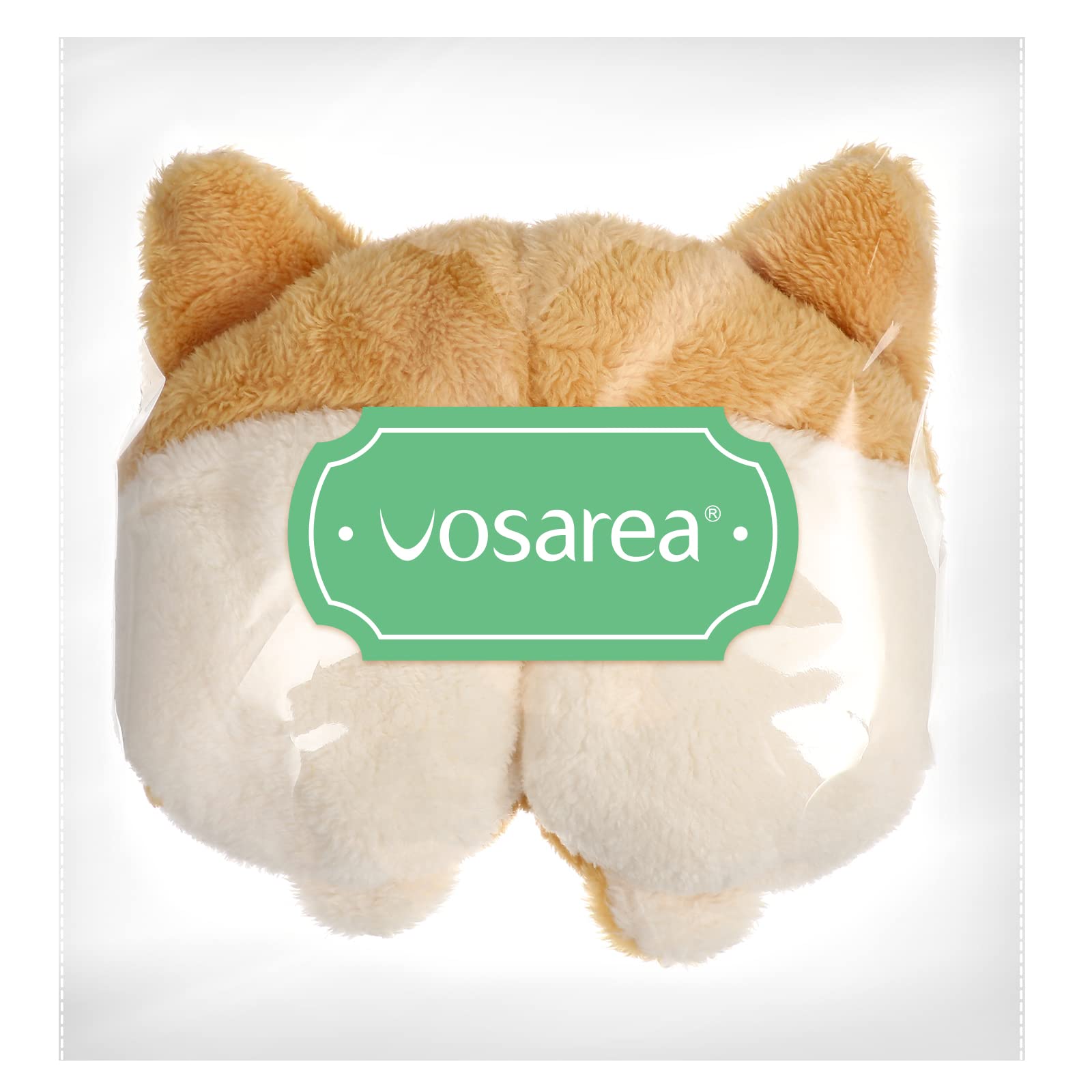 Tissue Box Cover Soft Adorable Corgi Butt Shaped Creative Storage Bag Hanging Pouch Tissue Box Wrapper For Car Home