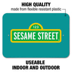 GRAPHICS & MORE Sesame Street Logo Plastic Sign 12" x 8" Multi
