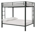 Dhp Full Kids Metal Bunk Bed, Black