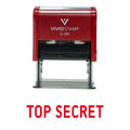 Top Secret Self Inking Rubber Stamp (Red Ink) - Large