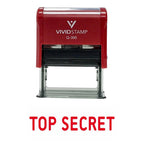 Top Secret Self Inking Rubber Stamp (Red Ink) - Large