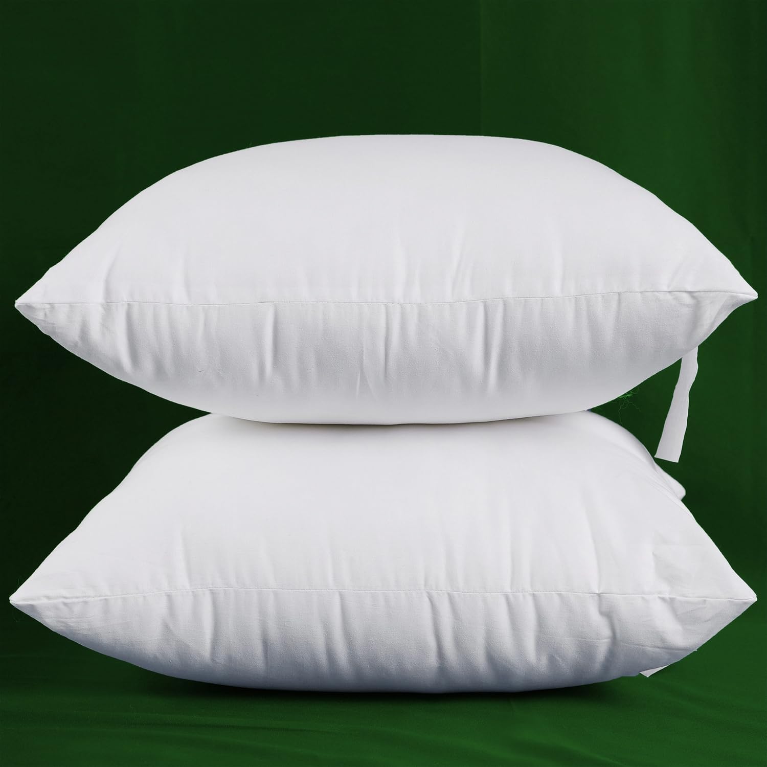Wavingspark Set Of 2, 18 X 18 Inches Throw Pillow Inserts, Square Decorative Couch Sofa Pillow Inserts