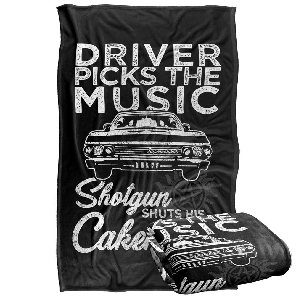 Supernatural Driver Picks Music Silky Touch Super Soft Throw Blanket 36' X 58'