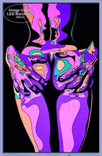 Squeeze (By Audrey Herbertson) Blacklight Poster - Authentic Flocked Poster With Blacklight-Reactive Printing - 23'' X 35''