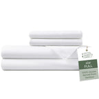Hotel Sheets Direct 100% Viscose Derived From Bamboo Sheets Full - Cooling Luxury Bed Sheets W Deep Pocket - Silky Soft - White
