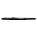 Universal Porous Point Pen, Stick, Medium 0.7 Mm, Black Ink, Black Barrel, Dozen