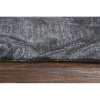 Rizzy Home Alora Decor Emerson 5' X 8' Abstract Dk.Grey/Gray/Rust/Blue Hand-Tufted Area Rug