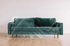 Laminet Thick Crystal Clear Heavy-Duty Water Resistant Sofa/Couch Cover - Perfect For Protection Against Cat/Dog Clawing, Kids And Grandkids!!! - Sofa - 42' Bh X 18' Fh X 96”W X 40”D