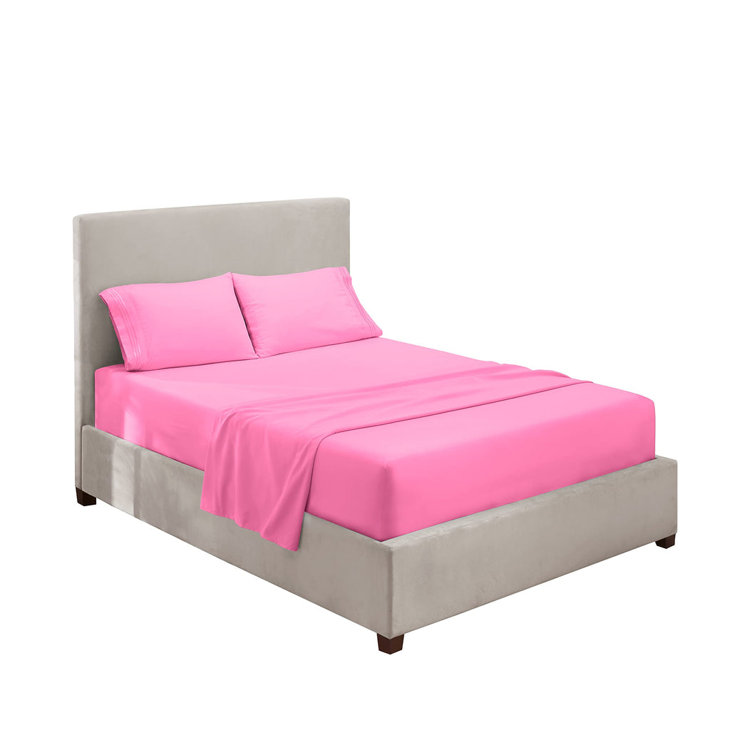 Clara Clark King Sheets Set, Deep Pocket Bed Sheets For King Size Bed - 4 Piece King Size Sheets, Extra Soft Bedding Sheets & Pi