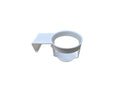 Lawn Chair Usa Attachable White Cup Holder For Large Cans, Bottles, Cups, And More | Only Fits Lawn Chair Usa Chairs