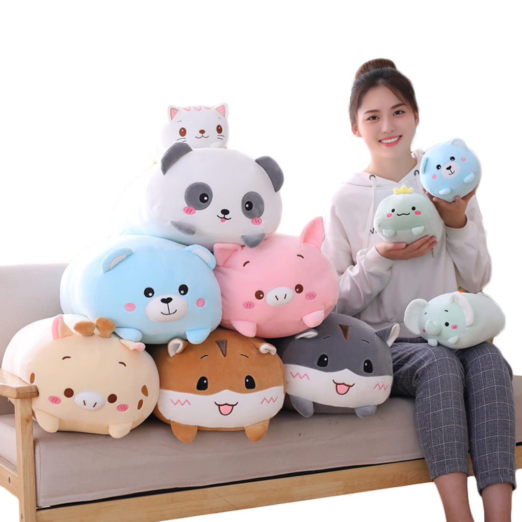 Hitoshe Panda Plush Stuffed Animal, Cute Panda Plushie Cylindrical Body Pillow Toy Gifts For Kids Birthday, Valentine, Christmas