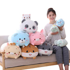 Hitoshe Panda Plush Stuffed Animal, Cute Panda Plushie Cylindrical Body Pillow Toy Gifts For Kids Birthday, Valentine, Christmas