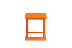 Pangea Home Leaf St Orng Side Table, Orange