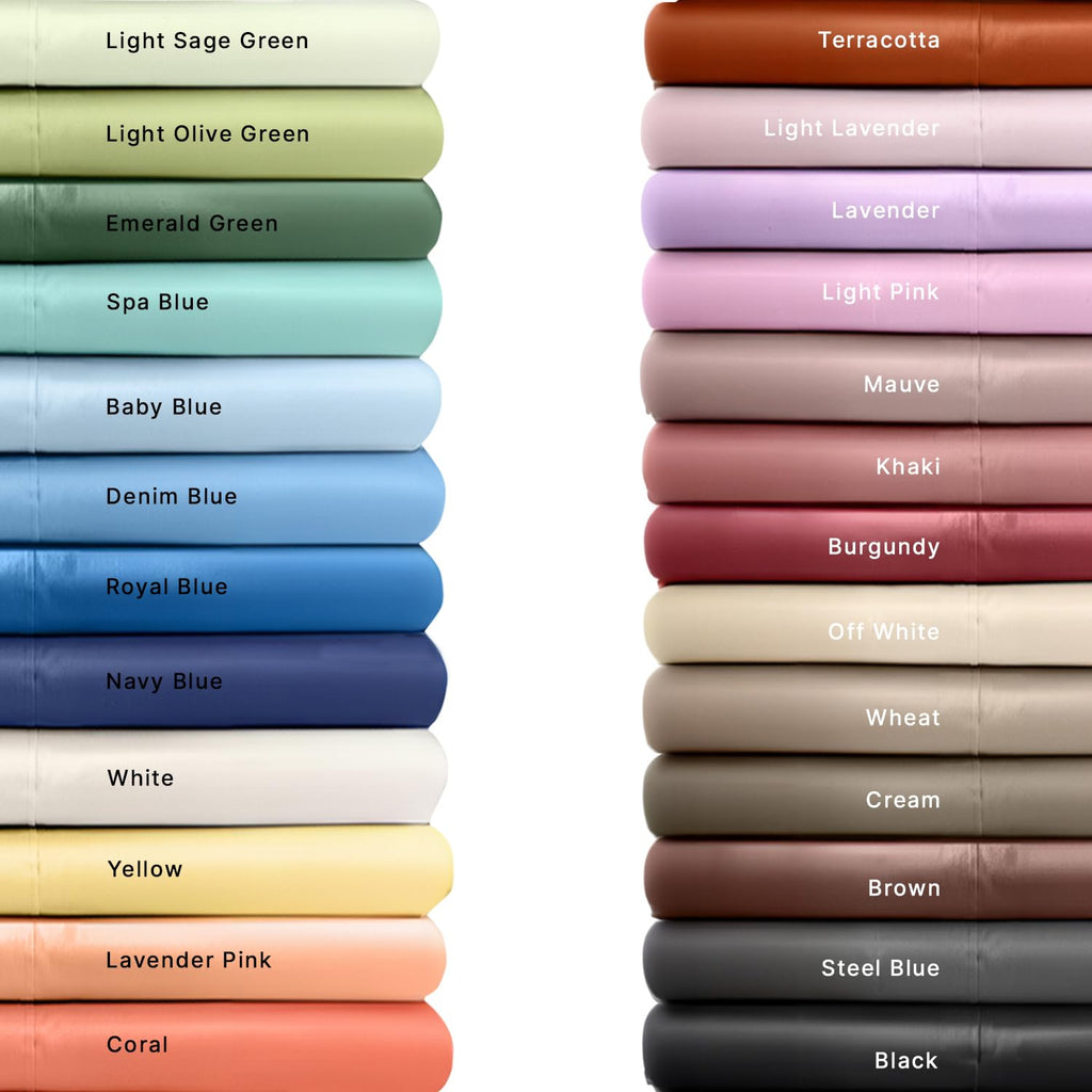 King Size Fitted Bed Sheet - Hotel Luxury Single Fitted Bottom Sheet Only - Fits Mattress Between 8 To 16 Inches - Deep Pockets, Extra Soft And Wrinkle Free - Easy-Fit, Breathable & Cooling - Ice Blue