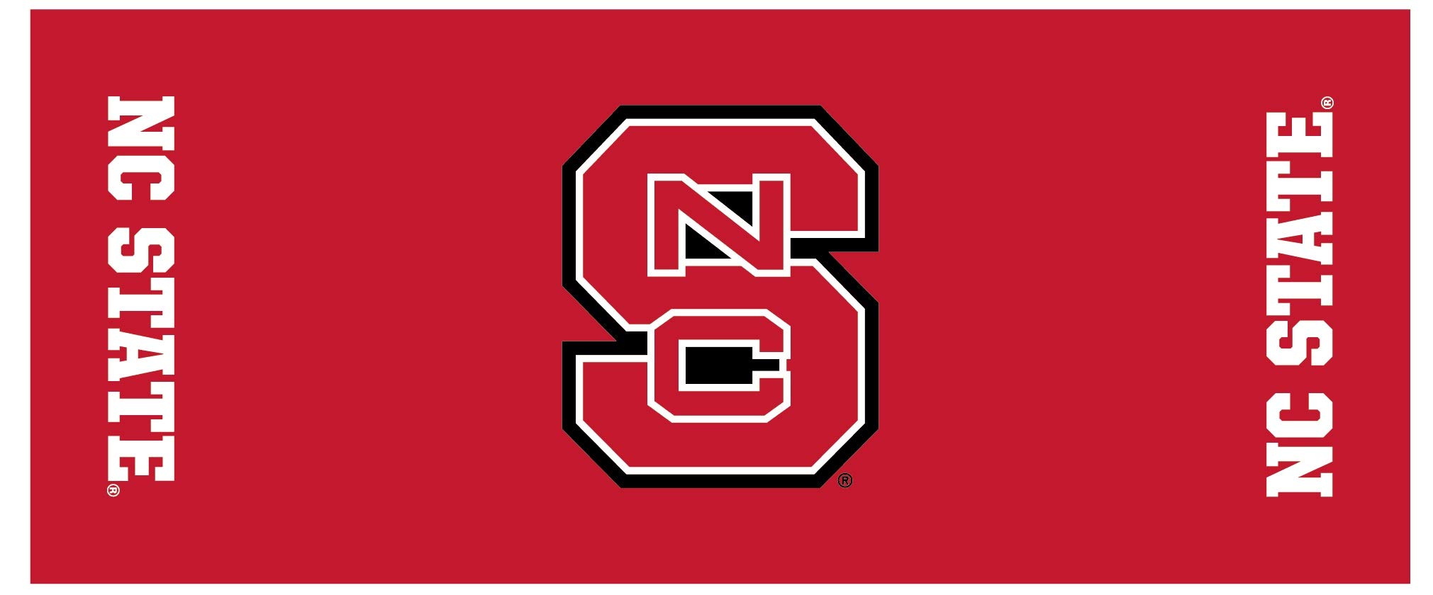 Collegiate Kwik-Covers Rectangle Plastic Table Covers, Bundle Of 2 (North Carolina State University, 6')
