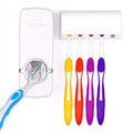 Oblivion Toothpaste Holder Wall Mounted 1 Pc  Plastic Automatic Toothpaste Dispenser & Tooth Brush Holder  Wall Mounted Bathro