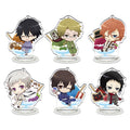 DJMANMENGG 6pcs Bungou Stray Dogs Figure Osamu Dazai Cosplay Figure Acrylic Display Standing Figures (01)