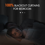 Miulee 100% Blackout Curtains 96 Inches Long Linen Curtains & Drapes For Bedroom Back Tab Living Room Darkening Full Black Out Window Curtain Panels Rod Pocket, Light Grey, 2 Panels Set