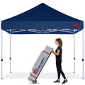 Mastercanopy Pop Up Canopy Tent Commercial Grade 10X10 Instant Shelter (Navy Blue)