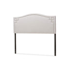 Baxton Studio Aubrey Modern and Contemporary Dark Grey Fabric Upholstered Twin Size Headboard