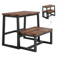 iTsst Step Stool for Adults & Kids,Holds up to 500Lb,3 in1 Heavy Duty Sturdy Two Step Stool for Kichen/Bathroom/High beds, Woode
