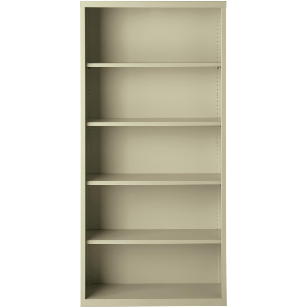 Lorell Llr41290 Fortress Series Steel Putty Book Case, 34.5" X 13" X 72"