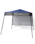 Tommy Bahama 7 x 7 Pop-Up Beach Shade, Compact and Lightweight Slant Leg Backpack Canopy, Navy