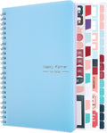 Undated Weekly Planner With Habit Tracker, 52 Weeks To Do List Notebook A5 Weekly Goal Planner With Spiral Binding & Stickers Ho