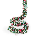 Miracliy 8 Pack 65 FT Flower Garland Decorations Plastic Artificial Flowers for Wedding Decoration Photo Booth Backdrop