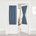 NICETOWN Door Curtain for Window, Short Curtains for Bedroom Living Room Rod Pocket Thermal Insulated French Door Shade for Glas