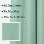Mysky Home Blackout Curtain For Living Room, Grommet Room Darkening Curtain For Bedroom, Amazing Triple Weave Thermal Insulated Curtain, 1 Curtain Panel, 42 X 72 Inch, Aqua