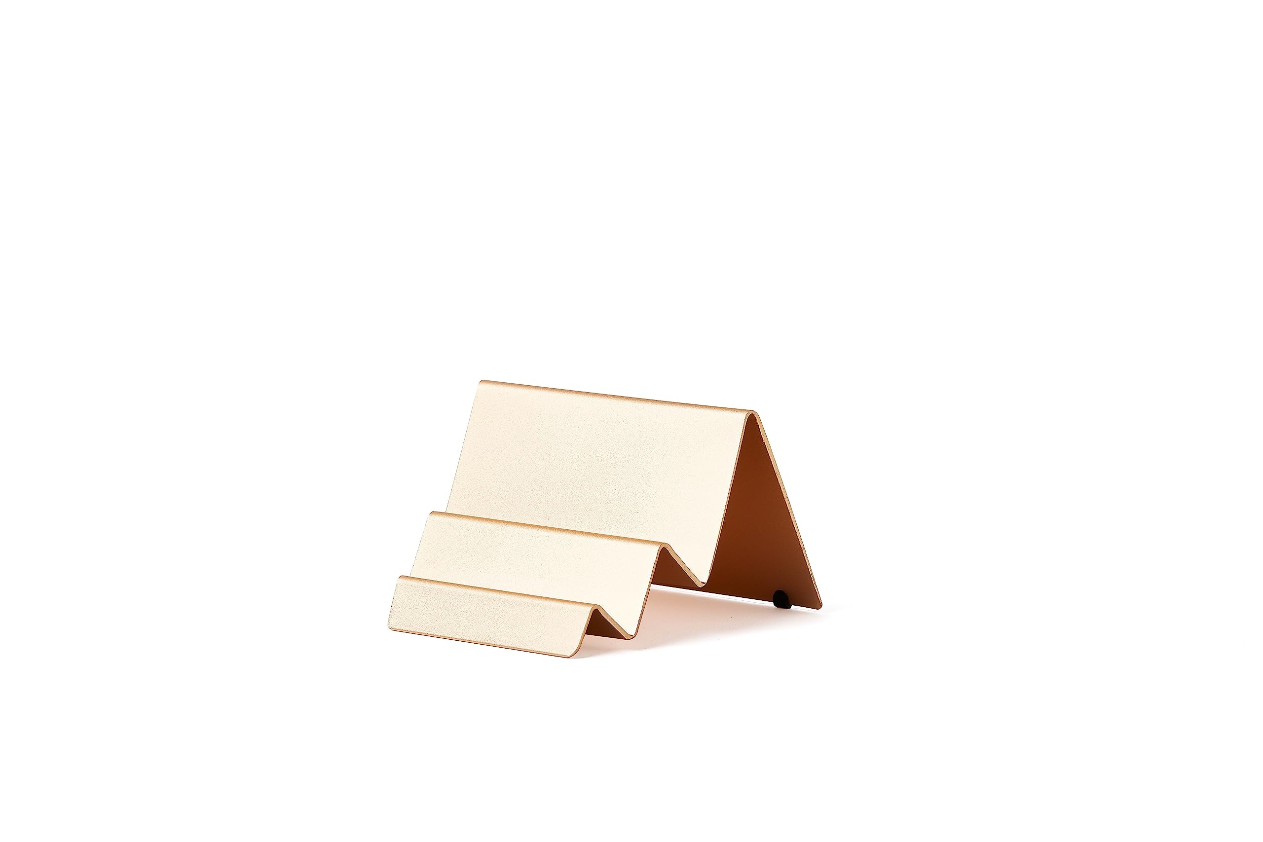 Lexon City Card Stand Aluminum (Soft Gold)