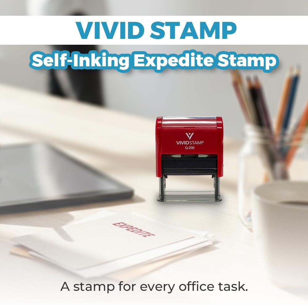 Top Secret Self Inking Rubber Stamp (Red Ink) - Large
